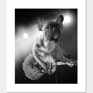 French Bulldog Rocker Posters and Art